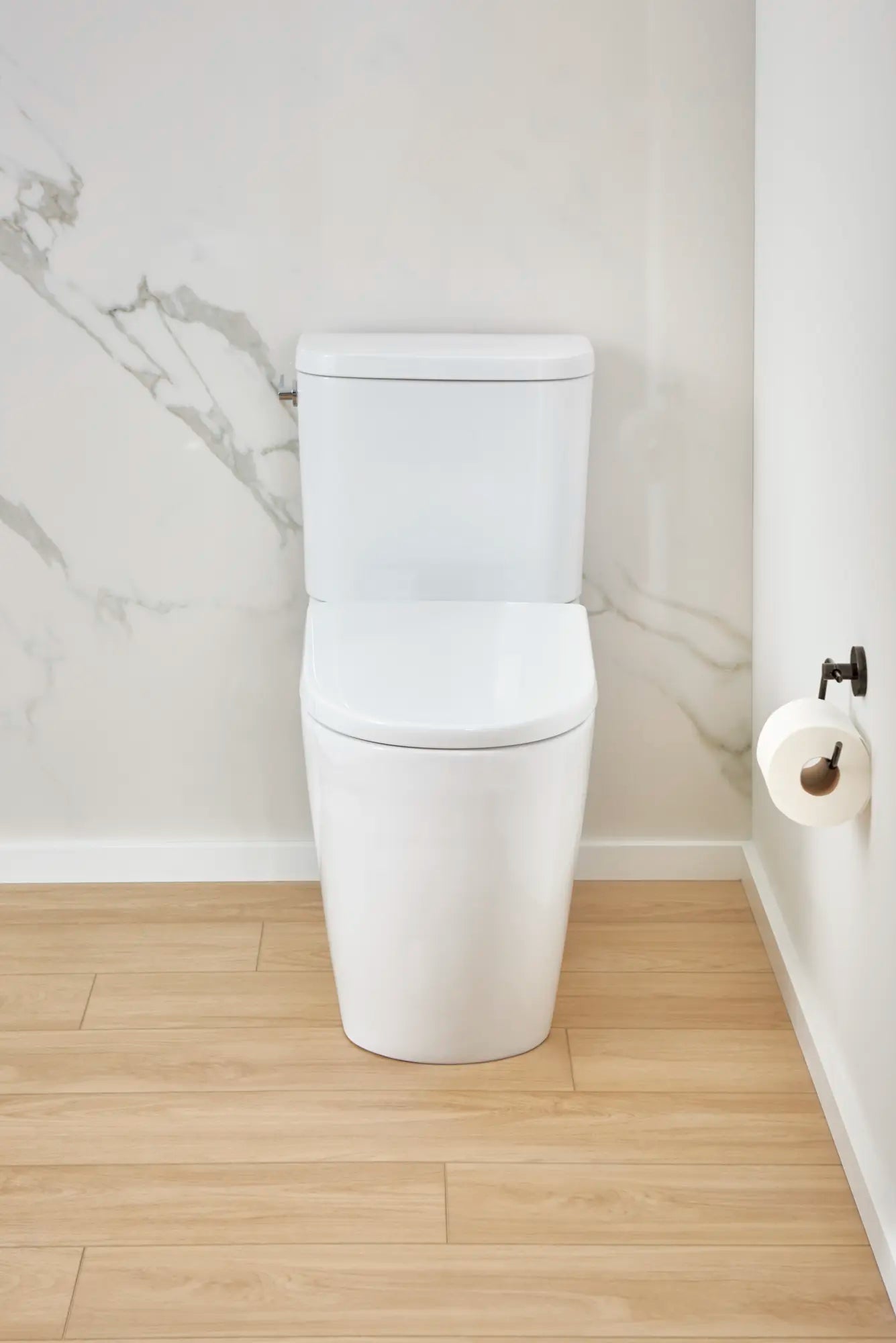 Essence Two-Piece Right Height Elongated Single Flush Toilet 1.28 Gpf