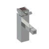 Rubinet Single Control Bidet Fitting (less drain) Satin Nickel