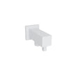 Baril Square wall-mounted 1/2" F supply elbow with integrated volume control
