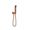 Baril 1-spray anti-limestone hand shower on wall-mounted supply elbow