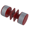 Rubinet Shower Door Knob (set) Maroon