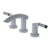 Rubinet Widespread Lav. Set. (less drain) Matt White