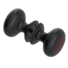 Rubinet Shower Door Knob (set) Matt Black