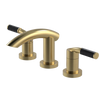 Rubinet Widespread Lav. Set. (less drain) Satin Brass