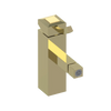 Rubinet Single Control Bidet Fitting (less drain) Gold