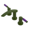 Rubinet Widespread Lav. Set. (less drain) Green Envy