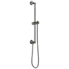 Essential Shower Series Classic Round Slide Bar With Hose - Brilliance® Luxe Steel®