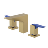 Rubinet Widespread Lav. Set. (less drain) Satin Brass