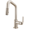 Brizo Pull Down Prep Faucet With Angle Spout Industrial Handle