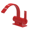 Rubinet Single Control Bidet Fitting (less drain) Red