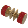 Rubinet Shower Door Knob (set) Satin Gold