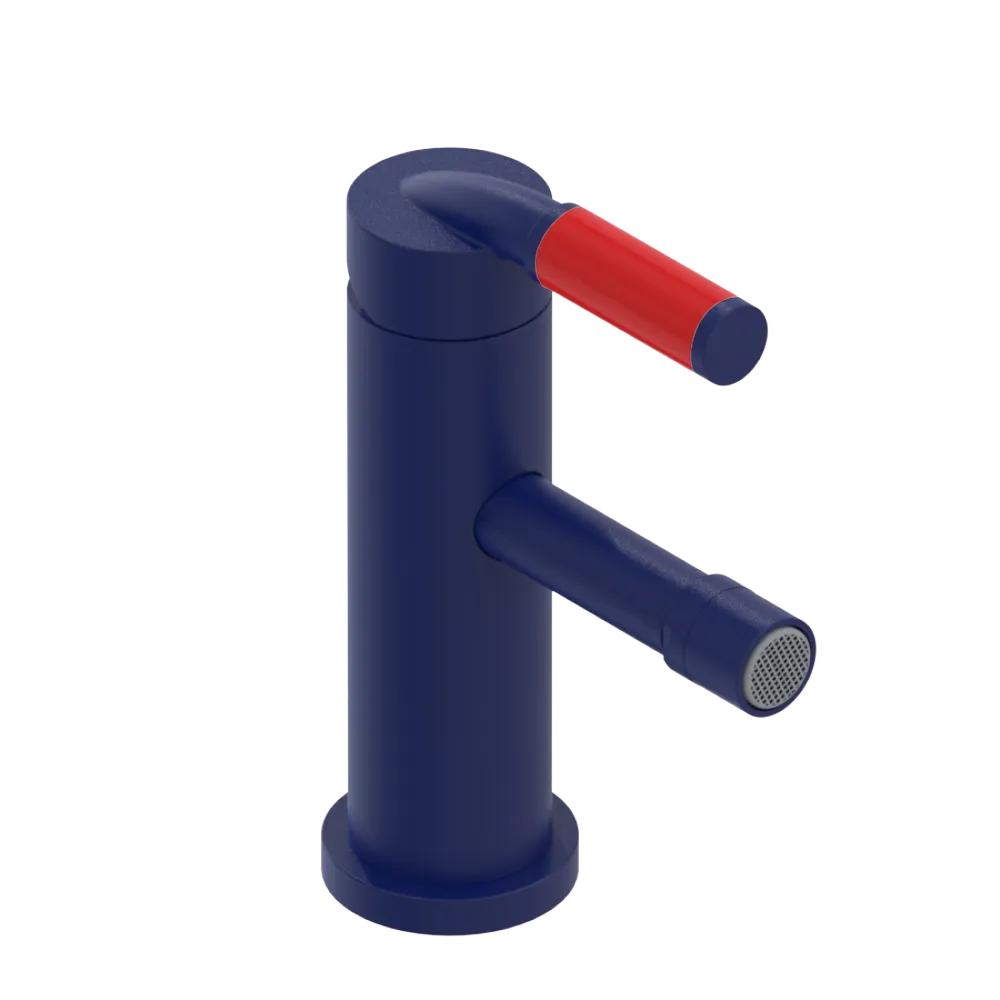 Rubinet Single Control Bidet Fitting (less drain) Midnight Blue