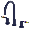 Rubinet Widespread Kitchen Set Midnight Blue