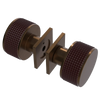 Rubinet Shower Door Knob (set) Tuscan Brass