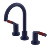 Rubinet Widespread Lav. Set. (less drain) Midnight Blue