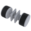Rubinet Shower Door Knob (set) Matt White