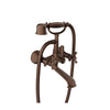 Baril Wall-mounted tub faucet with hand shower