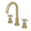 Rubinet Widespread Kitchen Set with LaSalle Spout Satin Brass
