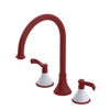 Rubinet Widespread Kitchen Set Maroon