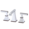 Rubinet Widespread Lav. Set. (less drain) Satin Chrome