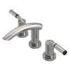 Rubinet Widespread Lav. Set. (less drain) Polished Nickel