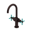 Rubinet Single Hole Dual Handle Lav. Set with LaSalle Spout (less drain) Oil Rubbed Bronze