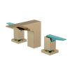 Rubinet Widespread Lav. Set. (less drain) Gold