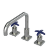 Rubinet Widespread Kitchen Set with Genesis Spout Satin Nickel