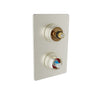 Baril Pressure balanced shower valve with 3-way diverter (without handle)