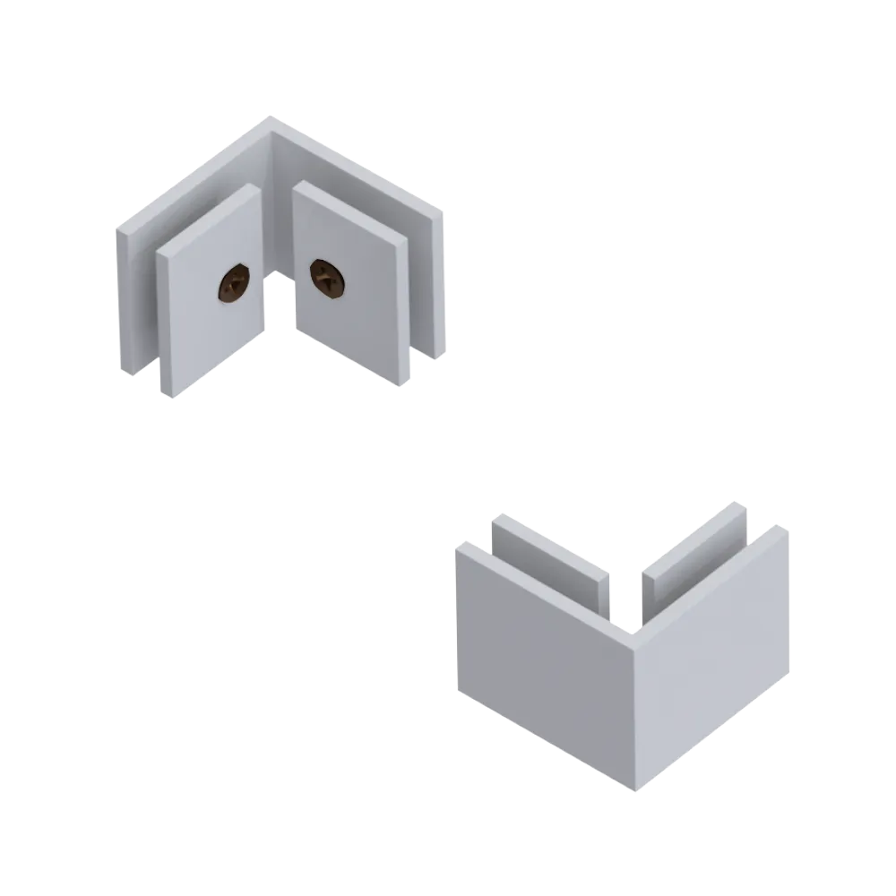 Rubinet 90 Glass to Glass White