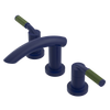 Rubinet Widespread Lav. Set. (less drain) Midnight Blue