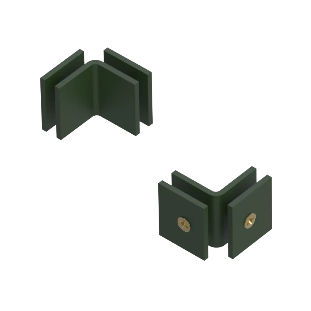 Rubinet 90 Glass to Glass Open Face Green Envy