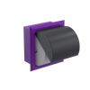 Rubinet RECESSED TOILET PAPER HOLDER Purple Haze