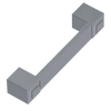 Rubinet Cabinet Pull - 8 Inch (7ZIC08)