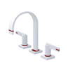 Rubinet Widespread Lav. Set. (less drain) Matt White