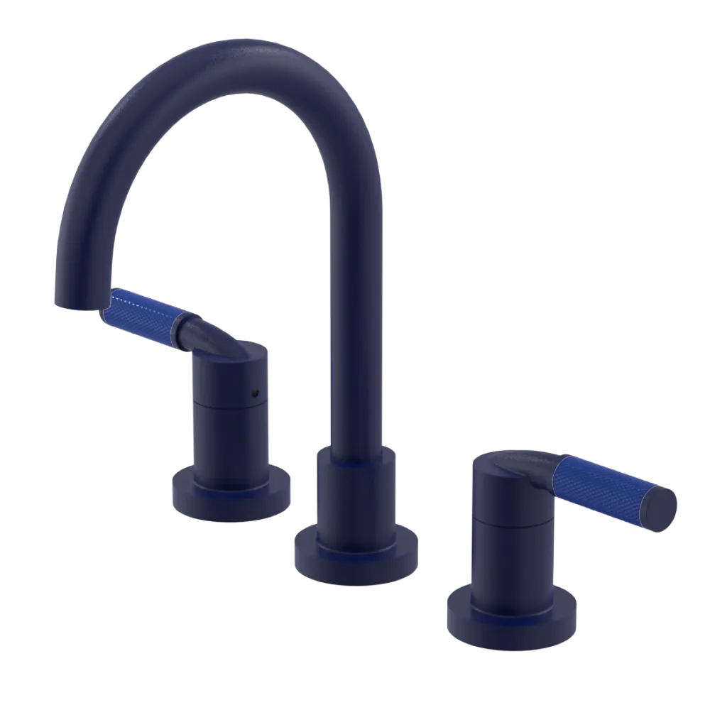 Rubinet Widespread Lav. Set. (less drain) Midnight Blue