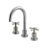 Rubinet Widespread Lav. Set. (less drain) Satin Nickel