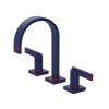 Rubinet Widespread Lav. Set. (less drain) Midnight Blue