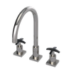 Rubinet Widespread Kitchen Set Polished Nickel