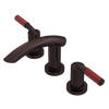 Rubinet Widespread Lav. Set. (less drain) Oil Rubbed Bronze