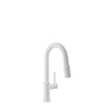 Baril Single-hole bar / prep kitchen faucet with 2-function pull-down spray