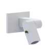 Rubinet Wall Mount Bidet & Foot Rinse with Dual Function Spray White