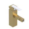 Rubinet Single Control Bidet Fitting (less drain) Satin Gold