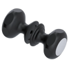 Rubinet Shower Door Knob (set) Matt Black