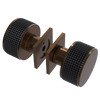 Rubinet Shower Door Knob (set) Tuscan Brass