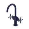 Rubinet Single Hole Dual Handle Lav. Set with LaSalle Spout (less drain) Midnight Blue