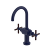 Rubinet Single Hole Dual Handle Lav. Set with LaSalle Spout (less drain) Midnight Blue