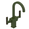 Rubinet Single Hole Dual Handle Lav. Set. (less drain) Green Envy
