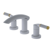 Rubinet Widespread Lav. Set. (less drain) Matt White