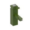 Rubinet Single Control Bidet Fitting (less drain) Green Envy